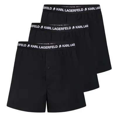 Karl Lagerfeld Boxerky Botto černá / offwhite 97738053