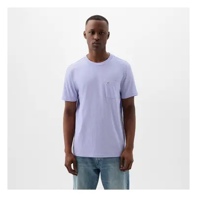 Tričko GAP Pocket Micro Logo Tee Fresh Lavender 91671588