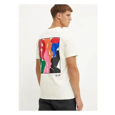 Tričko adidas Originals Ts Fashion Arty béžová barva, s potiskem, 99540413