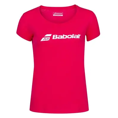 Dívčí tričko Babolat Exercise Tee Red, 12 - 14 let 99600135