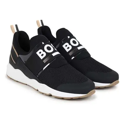 Dětské sneakers boty BOSS černá barva, J51308 99254341