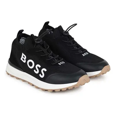 Dětské sneakers boty BOSS černá barva, J51327 99279784