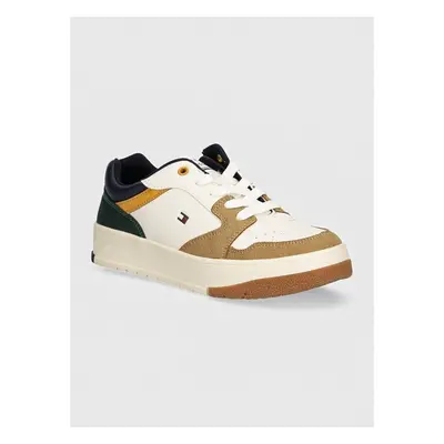 Dětské sneakers boty Tommy Hilfiger hnědá barva, T3X9-33639 99254328