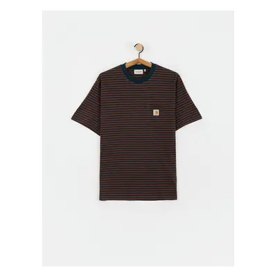 Carhartt WIP Verner Pocket (verner stripe/duck blue/offroad)vínově 99839337