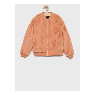 Dětská bomber bunda Guess oranžová barva 73601088