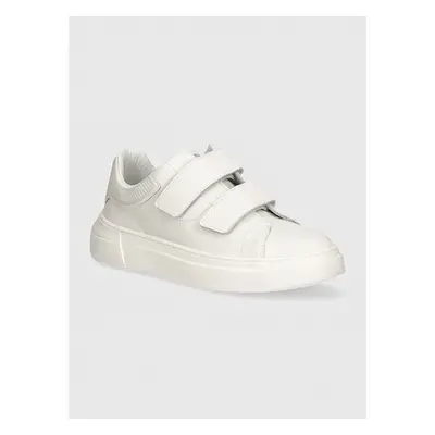 Dětské kožené sneakers boty Emporio Armani bílá barva, XYX035 XCC76 99254315