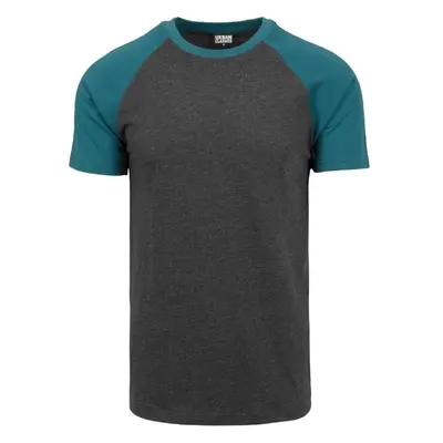 Urban Classics Raglan Contrast Tee uhl/zelenozelená 89518586