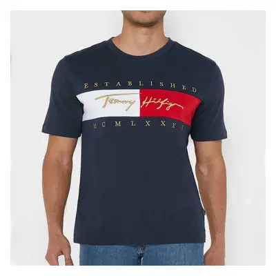 Pánské modré triko Tommy Hilfiger 33078 84046115