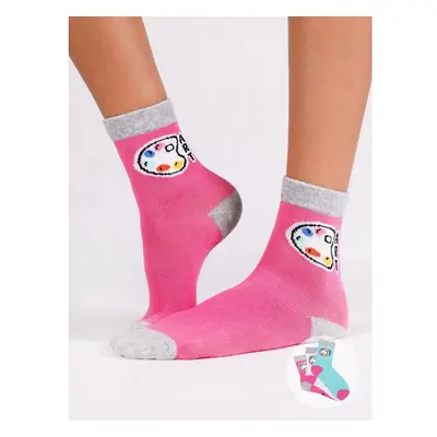 Yoclub Kidss Girls Socks Art 3-Pack SKA-0157G-A700 99859221