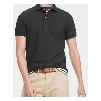 Pánské černé polo triko Tommy Hilfiger 32421 84046107