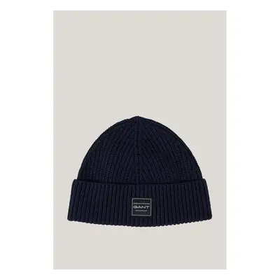 ČEPICE GANT COTTON RIBBED BEANIE EVENING BLUE 99405529