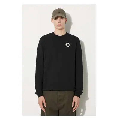 Bavlněná mikina Fjallraven 1960 Logo Badge Sweater M pánská, černá 99287650