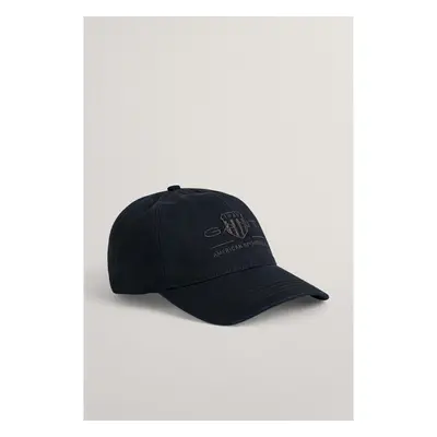 KŠILTOVKA GANT UNISEX. TONAL ARCHIVE SHIELD CAP EBONY BLACK 99502091