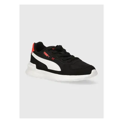 Dětské sneakers boty Puma Graviton AC PS černá barva 91546121