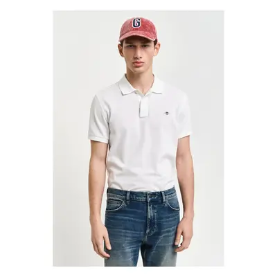 POLOKOŠILE GANT SLIM SHIELD SS PIQUE POLO WHITE 99502059