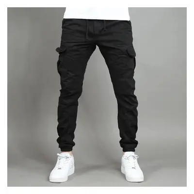 Kalhoty Urban Classics Cargo Jogging Pants Black M 87309155