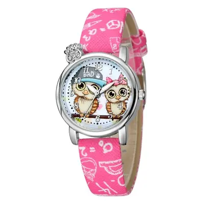 OEM Dětské Hodinky Owl KP11301 růžová 99074406