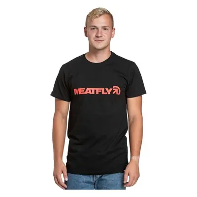 Meatfly pánské tričko Logex Red/Black | Červená | 100% bavlna 99802635