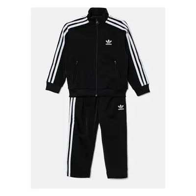 Dětská tepláková souprava adidas Originals FIREBIRD černá barva, 99233388