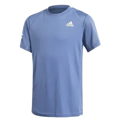 Dětské tričko adidas B Club 3STR Tee Blue 128 cm 99600304