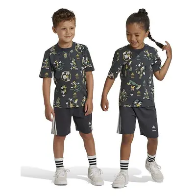 Dětská souprava adidas x Disney šedá barva, IV9630 99112256