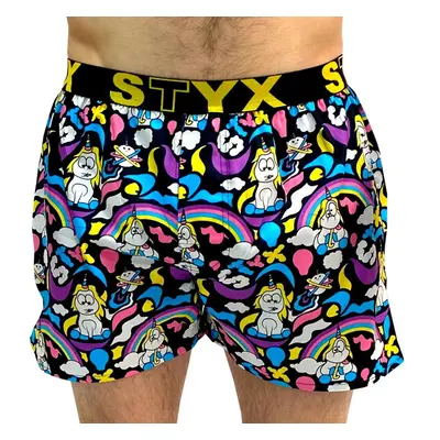 Pánské trenky Styx art sportovní guma Unicorn 93584976