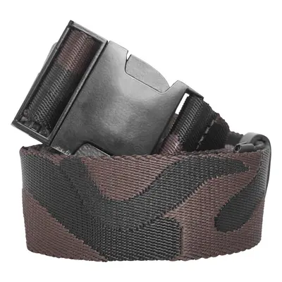 Urban Classics Jaquard Camo Belt černo/hnědý 91355621