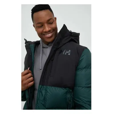 Sportovní bunda Helly Hansen ACTIVE PUFFY LONG JACKET zelená barva, 85332939