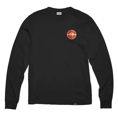 Etnies pánské tričko 3 Pines L/S Black | Černá | 100% bavlna 92051317