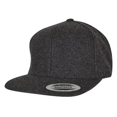 Flexfit Melton Wool Snapback tmavě šedá 87556513