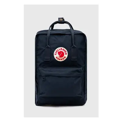 Batoh Fjallraven Kanken Laptop tmavomodrá barva, velký, hladký, F23524 99287438