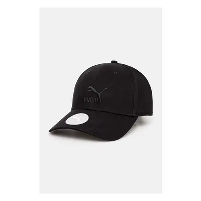 Bavlněná baseballová čepice Puma Classics BB Cap černá barva, s 99287611