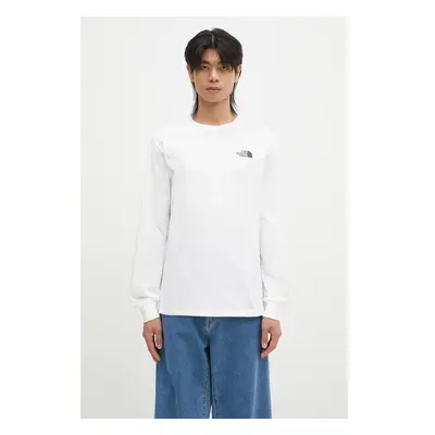 Bavlněné tričko s dlouhým rukávem The North Face M L/S Redbox Tee 89851596