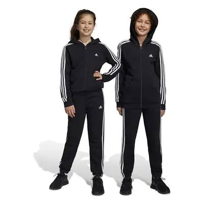 Dětské tepláky adidas černá barva, s aplikací 89703244