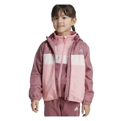 Dětská bunda adidas LK TIBERIO WB růžová barva, IV9515 93788252