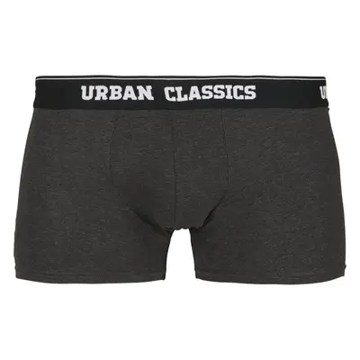 Urban Classics Pánské boxerky Double Pack černá/uhlová 89528597