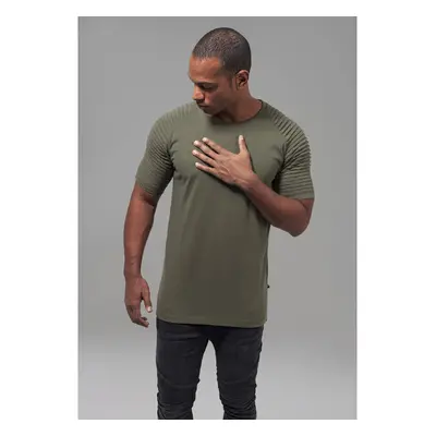 Urban Classics Pleat Raglan Tee olivový 89519235