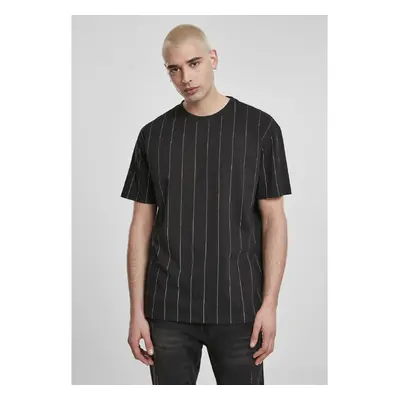 Urban Classics Oversized Pinstripe Tee černé 89522875