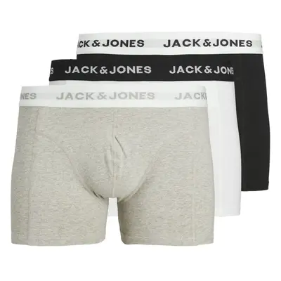 JACK & JONES Boxerky režná / černá / bílá 99941516