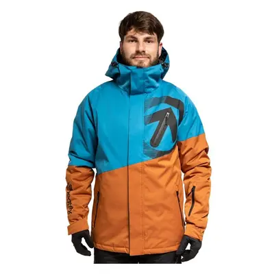 Meatfly pánská SNB & SKI bunda Bang Premium Blue/Brown | Modrá 74650051