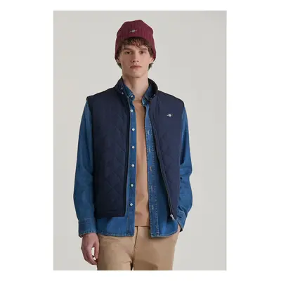 VESTA GANT QUILTED WINDCHEATER VEST EVENING BLUE 99210034