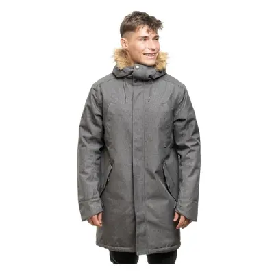 Meatfly pánská zimní bunda Lars Parka Grey | Šedá 74565337