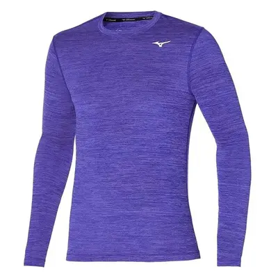 Pánské tričko Mizuno Impulse Core LS Tee Violet Blue 99600178