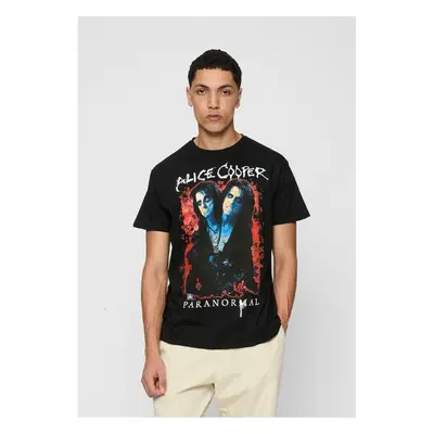 Merchcode Alice Cooper Paranormal Splatter Adult Black Tee černé 87559707