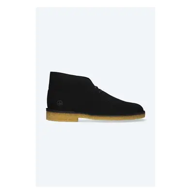 Střevíce Clarks Originals Desert Boot pánské, černá barva, 26162582 84011136