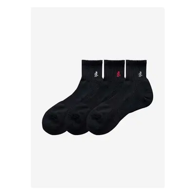 Ponožky Gramicci 3-pack Basic Short Socks pánské, černá barva, SX.M03 86626721