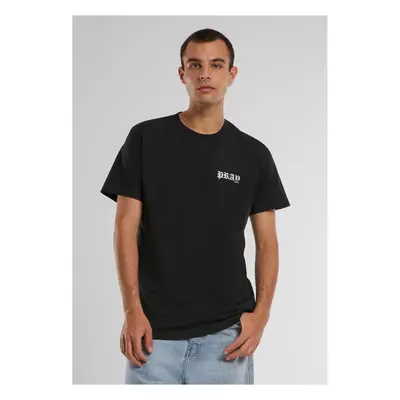 Mister Tee Pray Skeleton Hands Tee černé 87563570