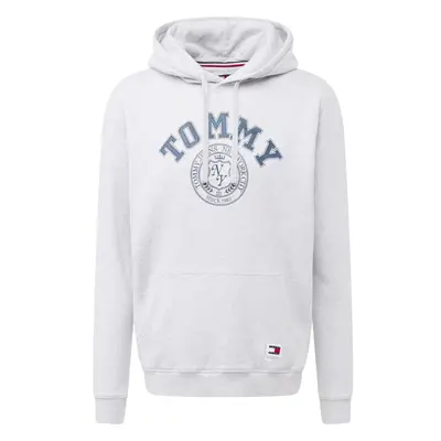 Tommy Jeans Mikina safírová / světle šedá / červená / bílá 98167922