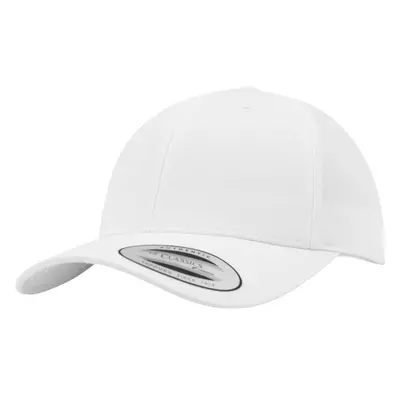 Flexfit Zakřivený klasický snapback bílý 87554710