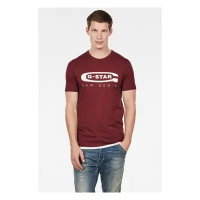 G-STAR T-Shirt - Graphic 4 slim r t s\s burgundy red 99803825